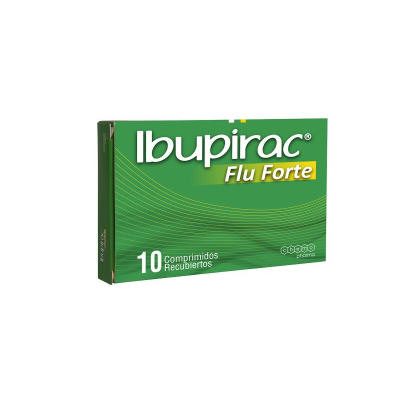 Ibupirac Flu Forte x 10 comprimidos.