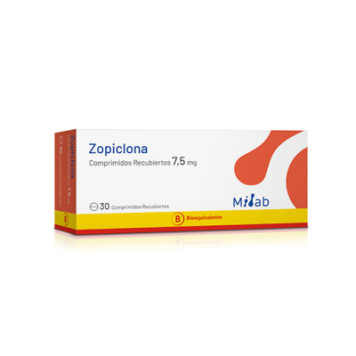 Zopiclona 7,5 mg x 30 comprimidos. (Mintlab)