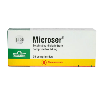 Microser 24 mg x 30 comprimidos.