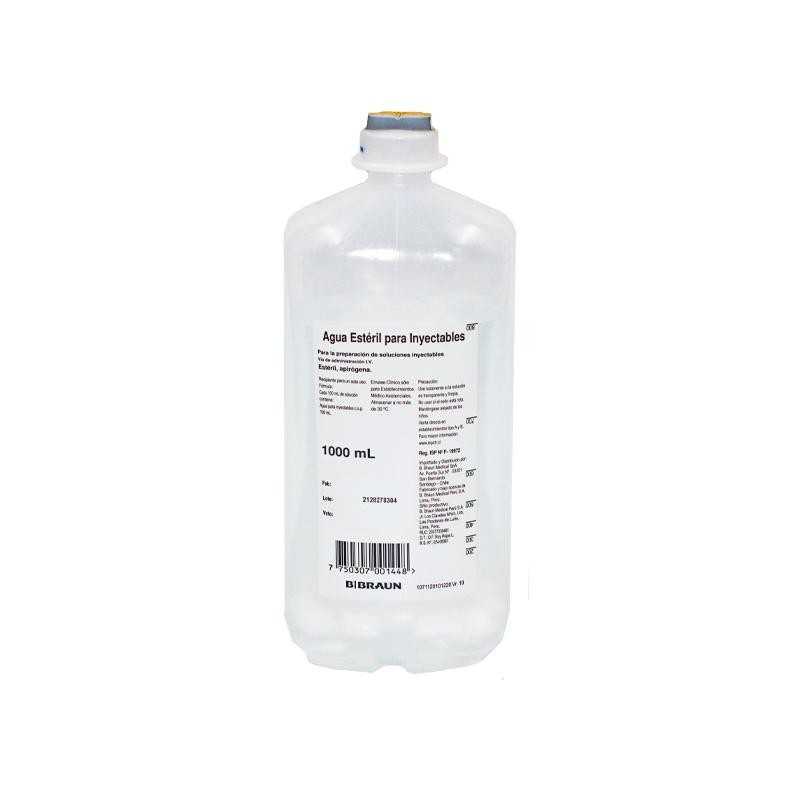 AGUA BIDESTILADA ESTERIL 1000ml AP B BRAUN 