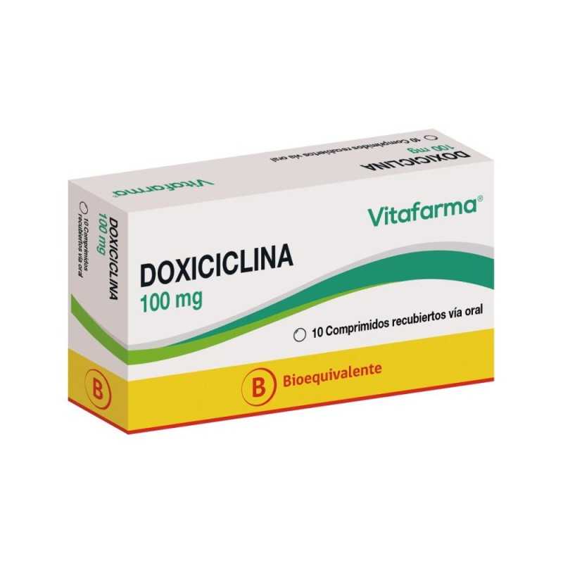 DOXICICLINA 100mg X10COM VITAFARMA CENABAST 