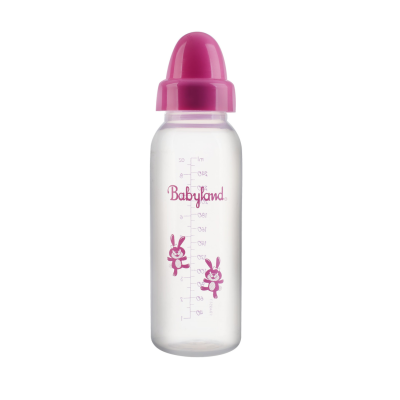 Babyland Mamadera boca estandar 240ml (Rosado)