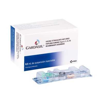GARDASIL VACUNA PAPILOMA HUMANO 0 5ml x 1 dosis 