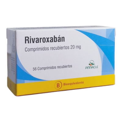 Rivaroxaban 20 mg x 56 comprimidos. Pinnacle (Cenabast)