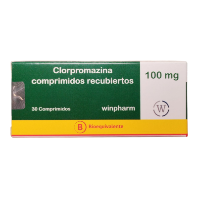 Clorpromazina 100 mg x 30 comprimidos. Winpharm (Cenabast)