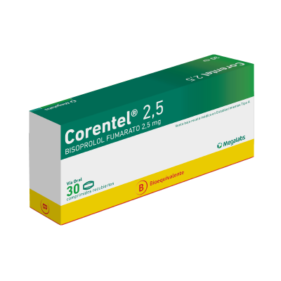 Corentel 2,5 mg x 30 comprimidos.
