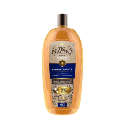 Tio Nacho shampoo anti-caida Engrosador Jalea Real + Ortiga 950 ml.