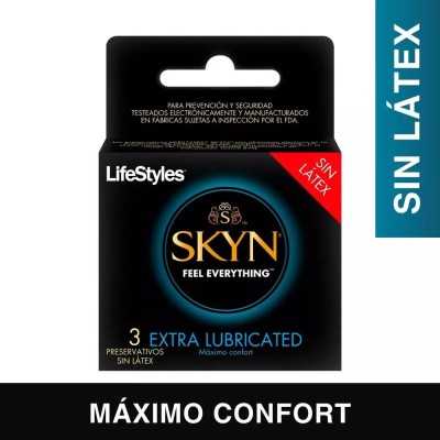LIFESTYLES SKYN EXTRA LUBRICADO X 3 UD 