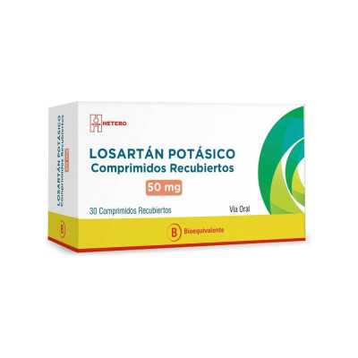 LOSARTAN POTASICO 50 MG X30COM SEVEN PHARMA 