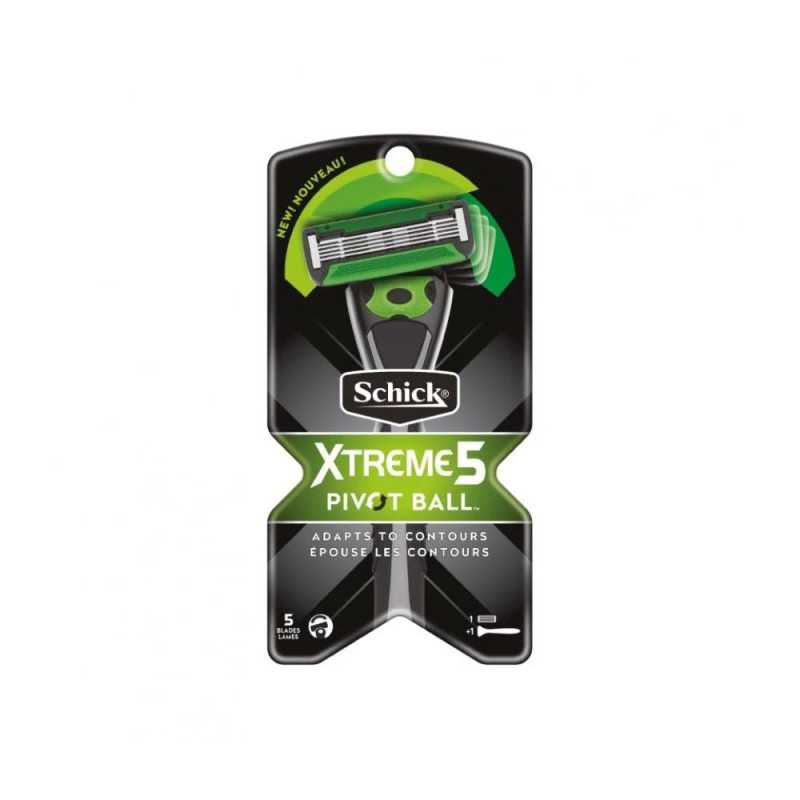 SCHICK XTREME 5 PIVOT BALL MAQUINA 2 REPUESTOS