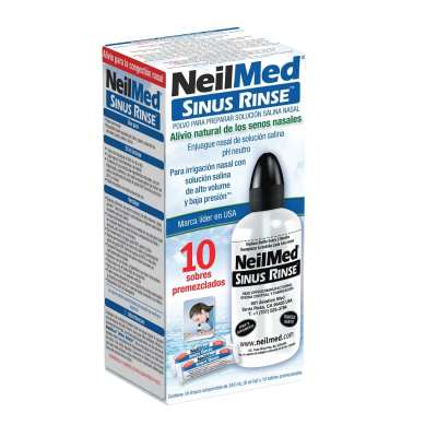 Sinus Rinse Kit de lavado nasal x 10 sobres