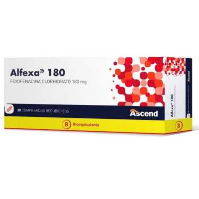 ALFEXA 180mg X30COM REC CENABAST 