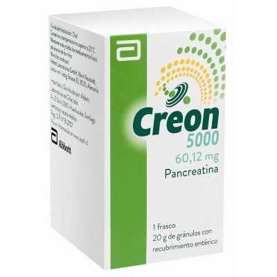CREON 5 000 1 FRASCO X 20 GRAMOS 