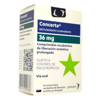CONCERTA 36 MG x 30 com 
