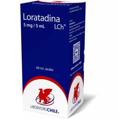 LORATADINA 5 MG/5 ML JBE X60ml L CHILE 