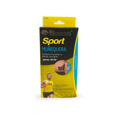 Muñequera Sport Inmovilizadora Dedo Pulgar Talla M (Blunding)