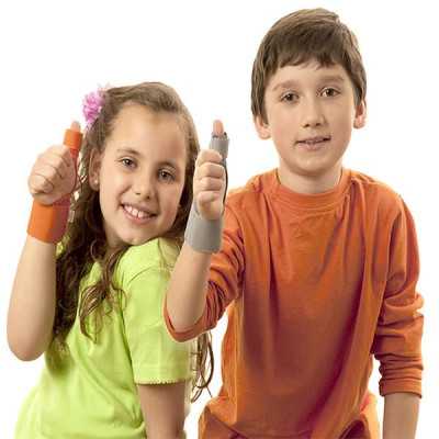 INMOVILIZADOR DE PULGAR KIDS 8-10 ROJO BLUNDING 
