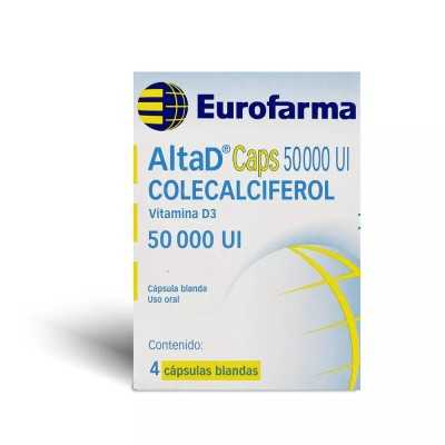 ALTAD D3 50 000UI X 4 CAPSULAS BLANDAS