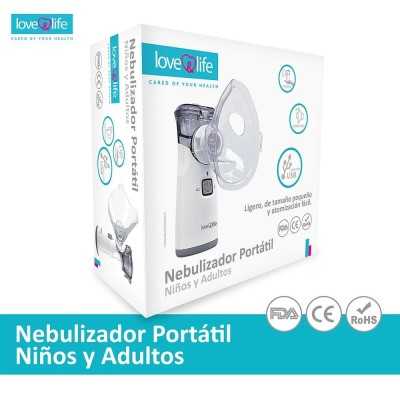 NEBULIZADOR PORTATIL NIÑOS Y ADULTOS LOVE & LIFE 