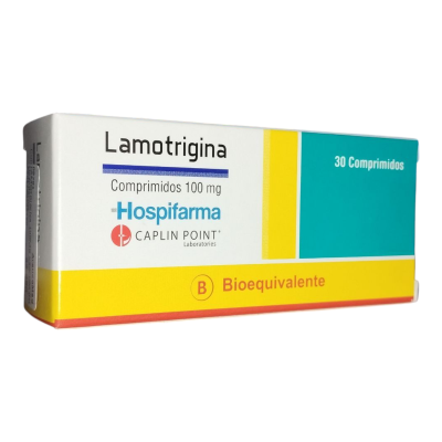 Lamotrigina 100 mg x 30 comprimidos. (Hospifarma)