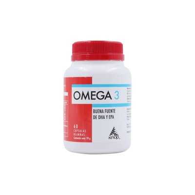 OMEGA 3 CAPSULAS BLANDAS X60CAP KNOP 