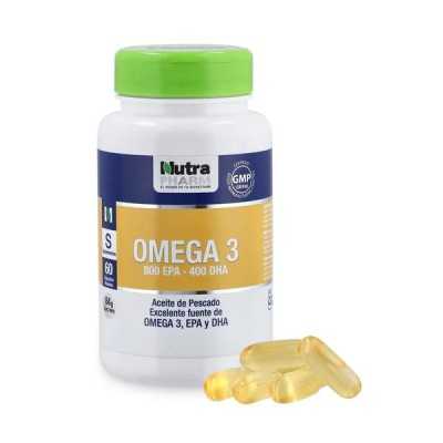 OMEGA 3 800 EPA 400 DHA X 60 CAP NUTRAPHARM 