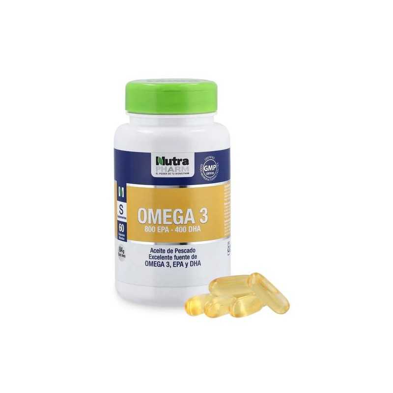 OMEGA 3 800 EPA 400 DHA X 60 CAP NUTRAPHARM 