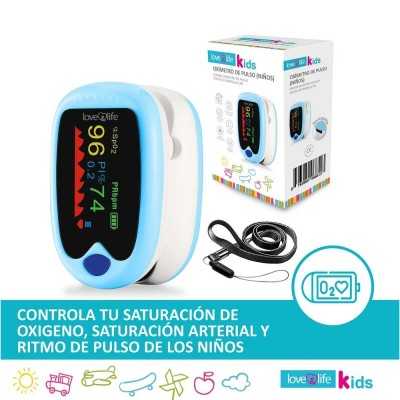 OXIMETRO DE PULSO LED NIÑOS LOVE & LIFE 