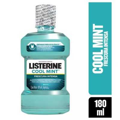 LISTERINE ENJUAGUE BUCAL COOL MINT 180ml