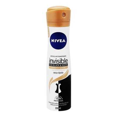 NIVEA DEO SPRAY INVISIBLE B&W EFECTO SATIN 150 ML