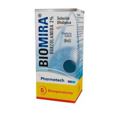 BIOMIRA DORZOLAMIDA 2 SOL OFT 5ML CENABAST 