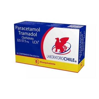 TRAMADOL PARACETAMOL 37 5/325 X30COM L CHILE 