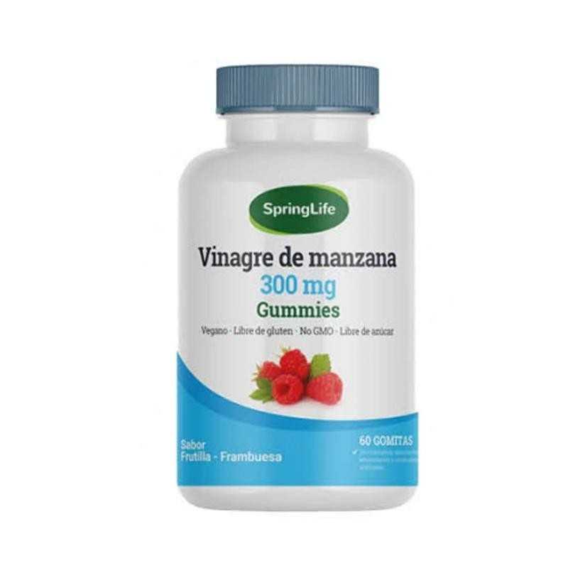 VINAGRE DE MANZANA 300mg x 60 GOM SpringLife 