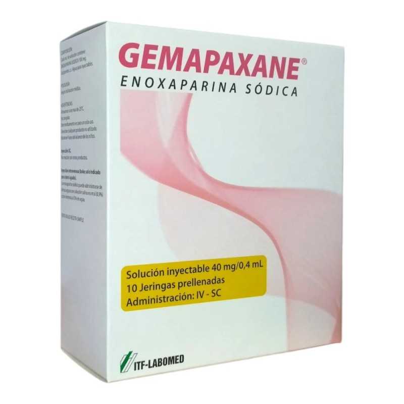 GEMAPAXANE 40MG/0 4ML X10 JERINGAS