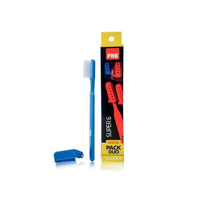 PHB SUPER 6 CEPILLO DENTAL PACK DUO