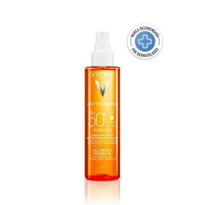 VICHY CAPITAL SOLEIL CELL PROTECT OIL SPF50 200ML