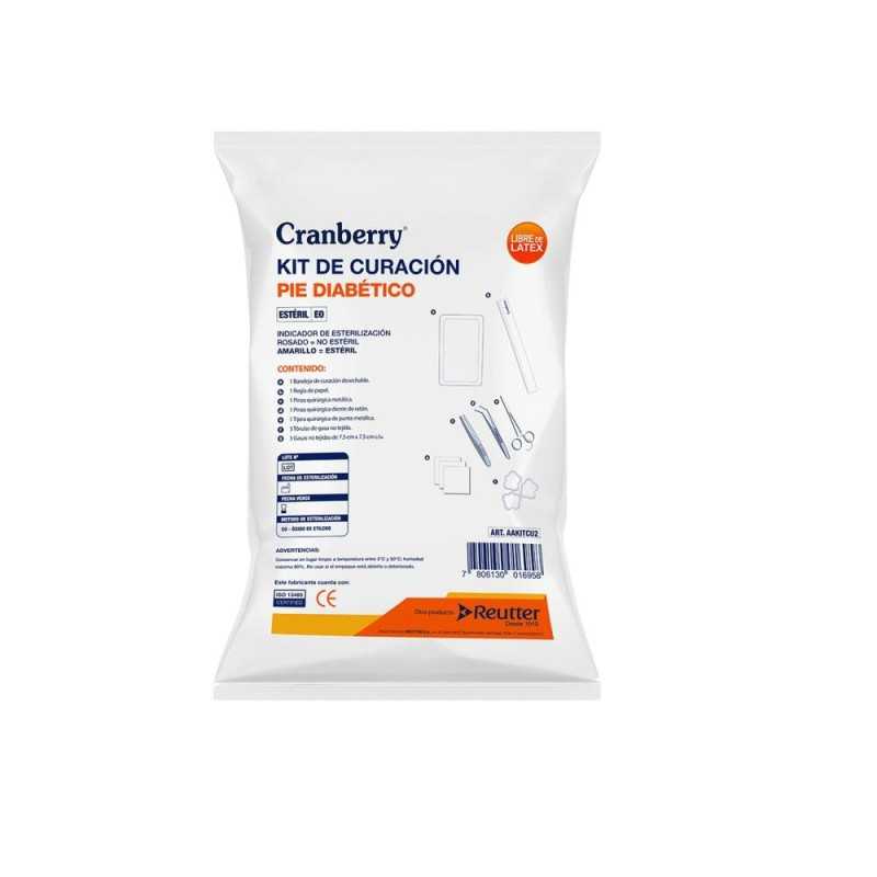 KIT DE CURACION DESECHABLE PIE DIABÉTICO CRANBER 
