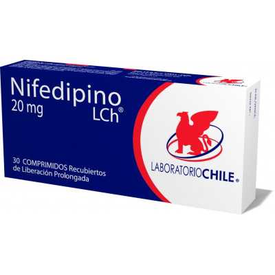 Nifedipino 20mg x30com (Chile)