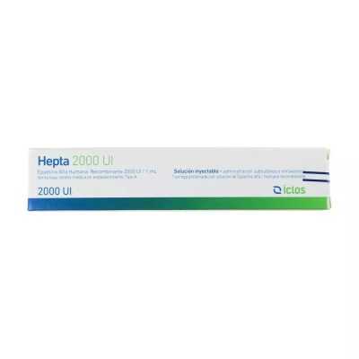HEPTA 2000UI SOL INY 2000UI/1mL X 1 JERINGA