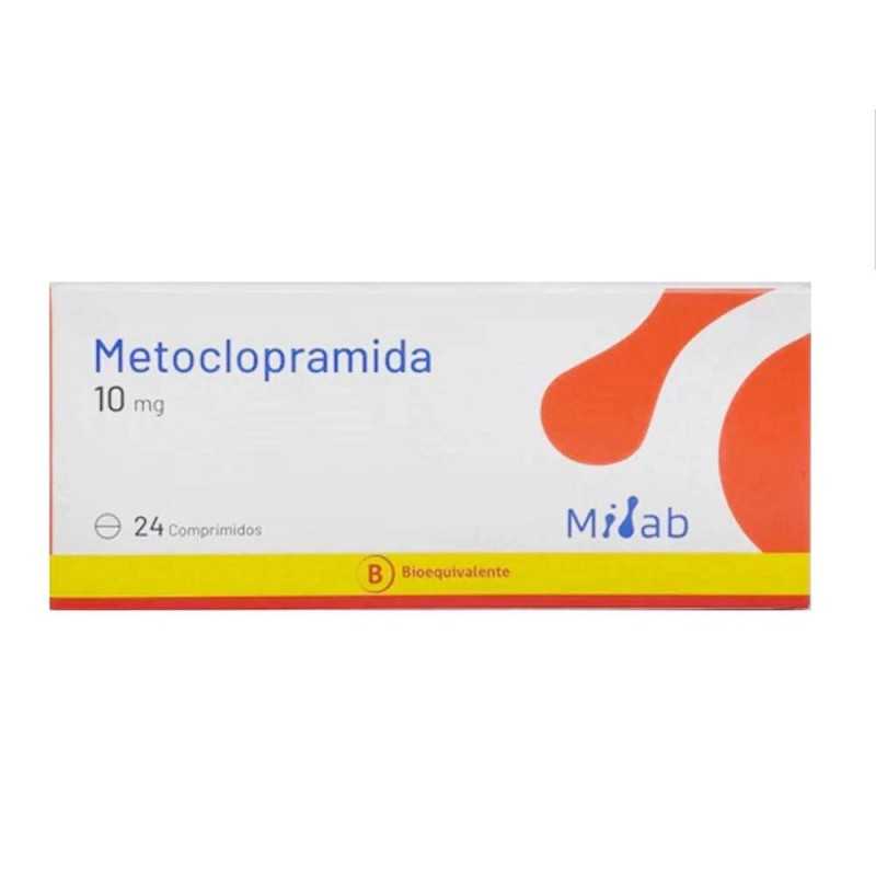 METOCLOPRAMIDA B 10mg X24COM MINTLAB 