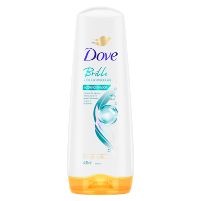 Dove acondicionador Brillo + Óleo Micelar 400 ml.