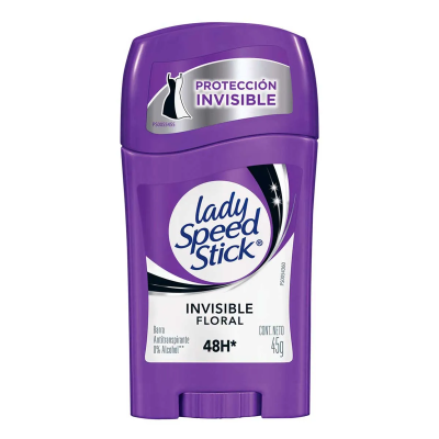 Lady Speed stick desodorante barra Invisible Floral 45 gr.