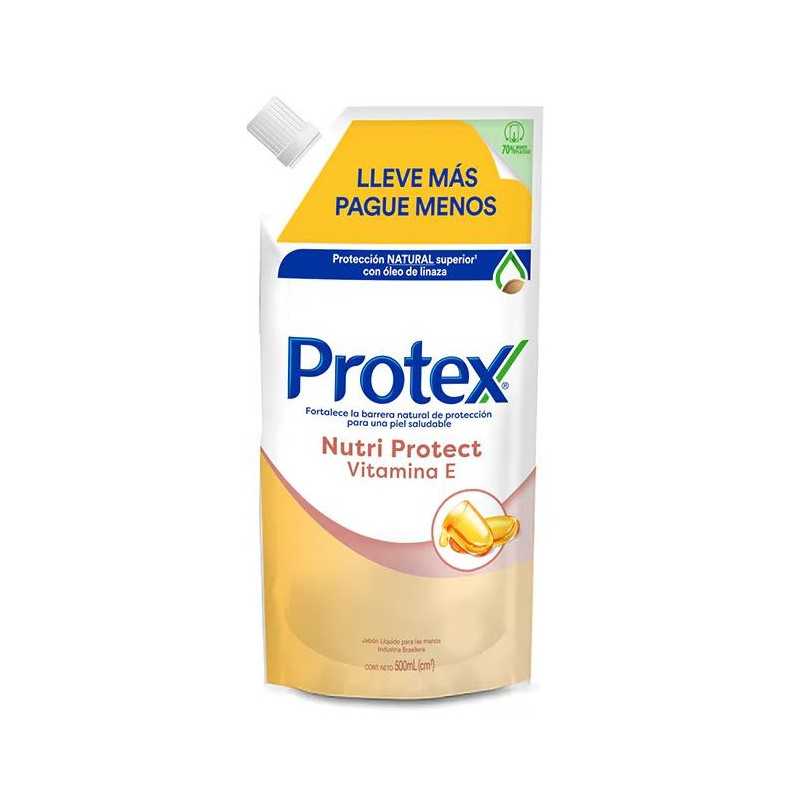 PROTEX JABON LIQUIDO VITAMINA E DOYPACK 500ML