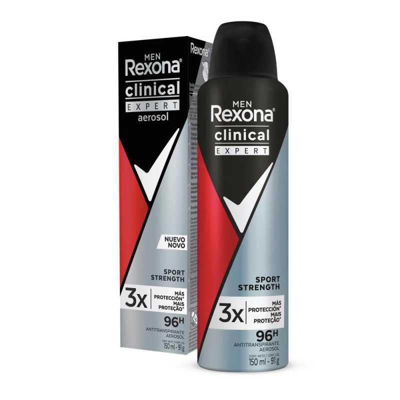 REXONA MEN CLINICAL SPRAY SPORT STRENGHT 150ML