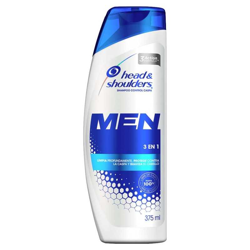 HEAD & SHOULDERS SHAMPOO MEN 3 EN 1 375ML