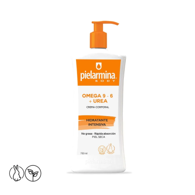 Pielarmina Body Omega 9 - 6 + Urea crema corporal Hidratante Intensiva 750 ml.