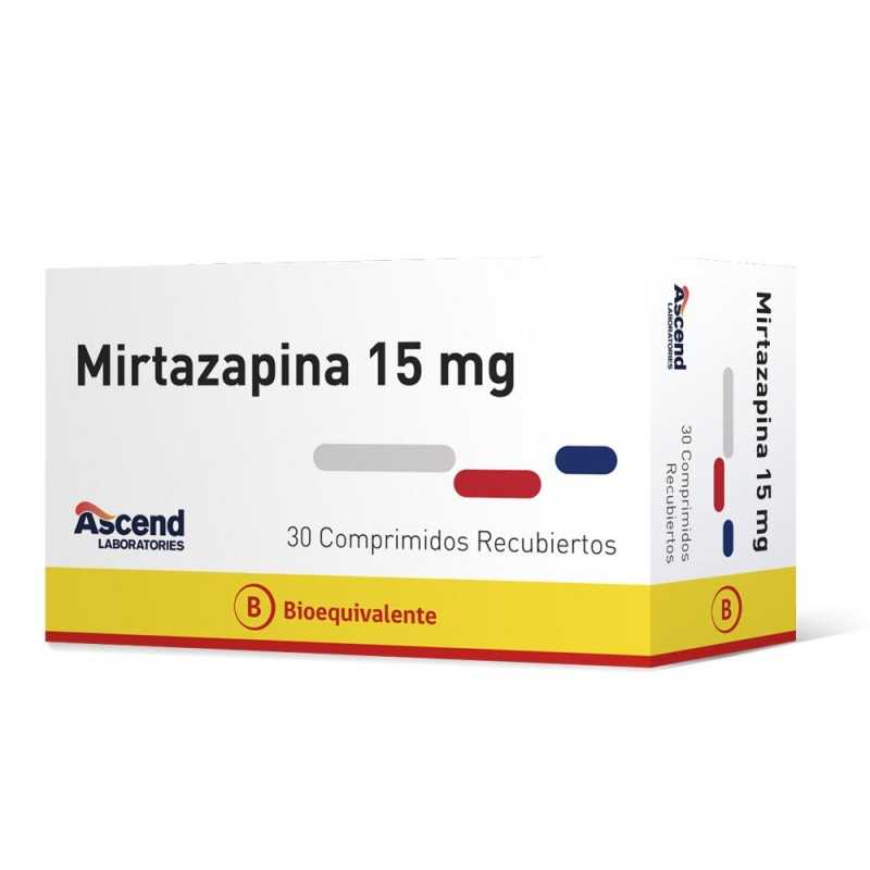 MIRTAZAPINA 15 mg X 30 COM ASCEND 