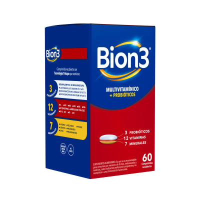 Bion 3 x 60 comprimidos recubiertos.