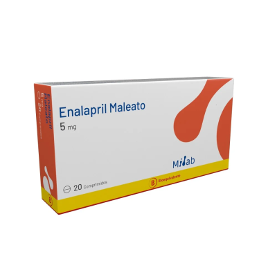 Enalapril 5 mg x 20 comprimidos (Mintlab)