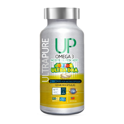 Omega Up Junior Ultra DHA x 120 cápsulas.